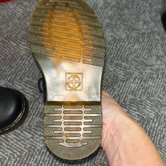 Dr martens black toddler boots sz 8 - Picture 4 of 5